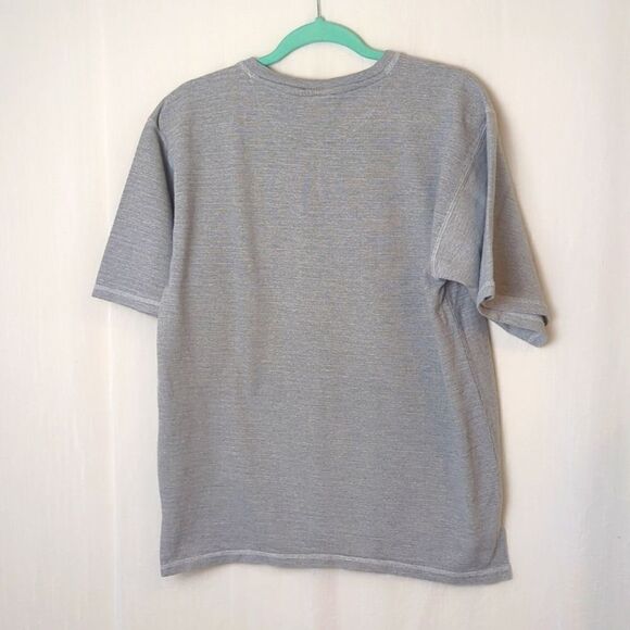 Dallas Cowboys Gray Knit Short Sleeves Shirt Embroidered Size M - Picture 4 of 4